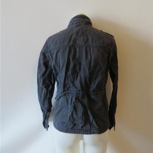 ABERCROMBIE & FITCH BLACK JACKET TOP SZ S * - Picture 5 of 8